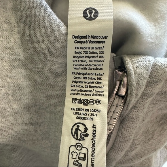 Nwt Lululemon scuba oversized Half zip long hoodie - Picture 9 of 11